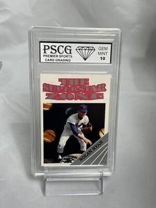 1990 Nolan Ryan The Super Star Zone Promo Card GRADED PSCG 10 GEM MINT 