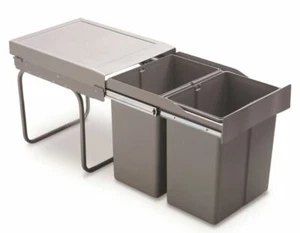 Pull-Out Waste Bin, 42 Litre, Plastic 296gy - Picture 1 of 1