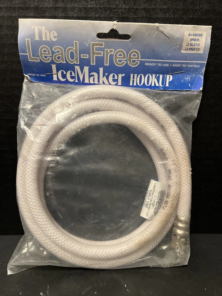 THE LEAD-FREE HELAKER HOOKUP 49599 5' Línea de manguera de agua para máquina de hielo Foto 1 de 1