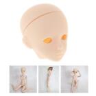 Custom 1/6 Nude Doll Head Model Normal Skin Toys Figure open eyes hole