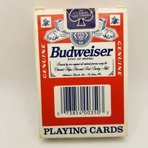 BUDWEISER Playing Cards Complete Anheuser Busch Cincinnati Ohio Beer - Picture 1 of 4
