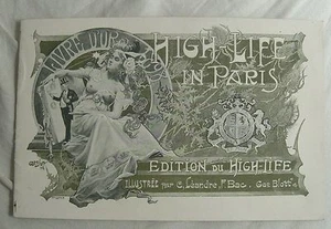 HIGH LIFE TAILOR catalogue de mode livre d'or 1898 illustrations Léandre Bac - Picture 1 of 2