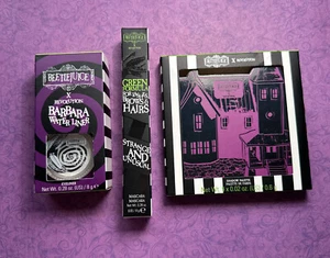 Beetlejuice X Revolution Eyeshadow Pallet House Green Mascara Barbra Water Liner - Picture 1 of 6