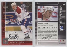 2001-02 ITG Be A Player Memorabilia Ruby Spring Expo /10 Richard Zednik #261