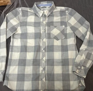 Vineyard Vines Button Down Womens Shirt Sz 8 Buffalo Check Morgan Relaxed Pocket - Picture 1 of 18