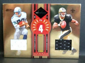 STEVE LARGENT/AARON BROOKS 2005 LEAF LIMITED ROUND BY ROUND GU PATCHES#07/75  - Picture 1 of 2