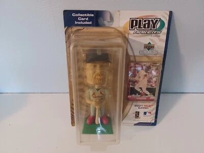 Tarjeta coleccionable y bobblehead 2001 MLB de béisbol Upper Deck Mark McGwire Play Makers Foto 1 de 2