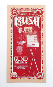 Bush Concert Handbill By Mark Arminski 4-21-1997 Gund Arena Veruca Salt