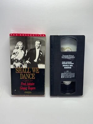 Shall We Dance 1937 VHS Fred Astaire Ginger Rogers B/W Broadway Musical - Image 1 of 4