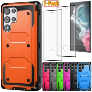 Compatible for Samsung Galaxy S22/S22+/S22 Ultra Case Cover / Screen Protector - Picture 1 of 54