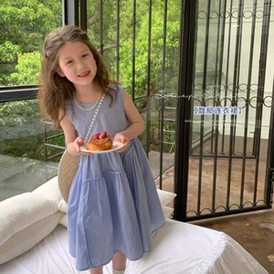 Girls' summer sleeveless princess dress medium and long dress 150CM L size - Picture 1 of 4