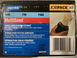 Norton 21688 MultiSand Small Area Lijando Esponja Fina 10 Pack Nuevo ENVÍO GRATIS - Imagen 1 de 1