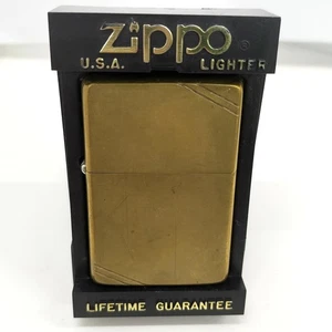 Zippo Lighter 17 Brass 1988 - Picture 1 of 12