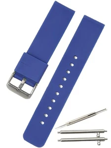 Calm Watch Rubber Bell Watch with Silicone Band Quick Release 14mm to 24mm 571 - Picture 1 of 9