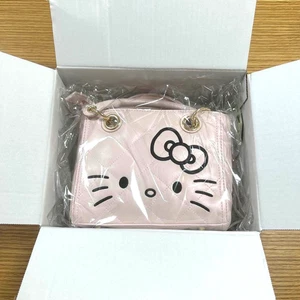 Borsa a mano ROPE' × Hello kitty Kawaii viso rosa Sanrio originale mai usata fuori produzione - Foto 1 di 8