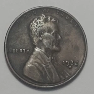 Nicer Low Mintage 1932 D Lincoln Wheat Cent - Picture 1 of 2