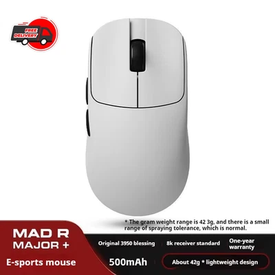 The New Vxe Mad R/R Major Gaming E-Sports Mouse Paw3395/3950 Dual-Mode Nonporous - Image 1 of 4