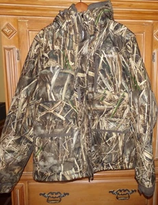 MAGELLAN OUTDOORS MENS SIZE XL HOODED CAMO INSULATED JACKET FLEECE LINED HUNTING - Picture 1 of 2