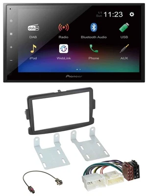 Pioneer USB Bluetooth DAB 2DIN MP3 Autoradio für Dacia Sandero Opel Vivaro Renau - Bild 1 von 4