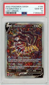 Pokemon Giratina V #186 Verlorener Ursprung PSA 10 Gem Mint - Bild 1 von 2