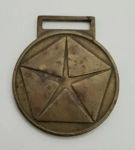 Vintage Chrysler Bronze Uhrenanhänger - Bild 1 von 3