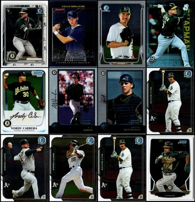 Bowman Chrome Oakland Athletics (39) Card Lot - EXCLUSIVE OFFER – ACT QUICK! - Image 1 of 4