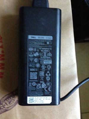 ...Dell 65W USB-C...DA65NM190 or HA65NM190...Power Adapter...TESTED - Image 1 of 2