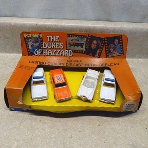 Vintage Ertl Dukes Hazzard Die-cast Replica Car Set (4) 1/64, 1981 - Picture 1 of 10