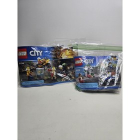 60184 LEGO City Mining Team 60136 Police - Incomplete Set w/ Instructions