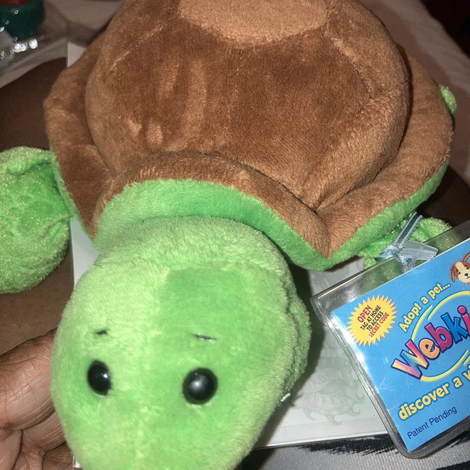 Ganz Webkinz Turtle HM150 Plush Stuffed Animal - Plush Only - No Code TORTOISE - Image 1 of 3