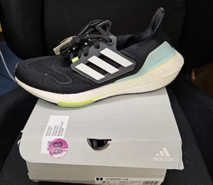 Adidas Ultraboost 22 Womens - Black/White-Multicolor GX6658 - US Size 7.5 - Picture 1 of 5