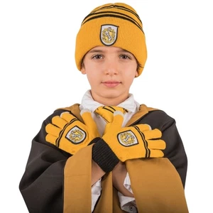 Juego de guantes y gorro Hufflepuff Harry Potter para niños talla única - Imagen 1 de 10