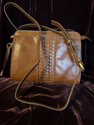 Bandolera Organizadora LODIS Ariana Cuero Genuino Color Castaño Nueva Foto 1 de 4