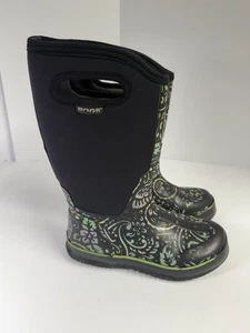 Bogs Classic High Boots Mädchen 3 Jugendliche Große Kinder Thermo Wasserdicht Schneestiefel - Bild 1 von 9