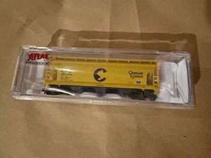 N Scale - (Atlas) 50006113 ACF 3560 Covered Hopper "Chessie C&O" #601343 NIB - Picture 1 of 3