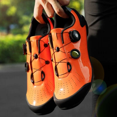 Men's Road Cycling Flat Shoes Non-slip Bike Shoes Rubber Sole Bicycle Sneakers - Image 1 of 4