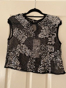 Zara Sequin Tops For Women For Sale Shop With Afterpay Ebay