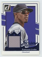 Francisco Lindor 2016 Panini Donruss Jersey Kings Jersey #JK-FL Cleveland