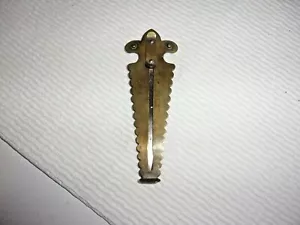 ANTIQUE BRASS WITH STEEL BLADE BUTTON HOLE GAUGE AND CUTTER DATED 1872 - Picture 1 of 12