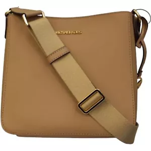 Michael Kors Small Leather Crossbody Bag (Camel) 35S4GTVC5L-222 - Picture 1 of 4