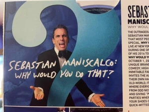 SEBASTIAN MANISCALCO Why Would You Do That FYC Emmy DVD Live Comedy Showtime NY - Picture 1 of 4