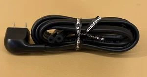 Cable de alimentación doble ángulo recto Samsung 3903-001086 EE. UU., 3P-F, 125 V, 10A, NEGRO, L150 - Imagen 1 de 3
