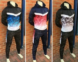✅Herren Trainingsanzug Designer Blumen Overhead✅Slim Fit Jogginghose Hose✅Unterteil Polyestr - Bild 1 von 9