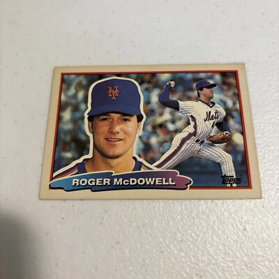 1988 Topps Big #101 Roger McDowell - New York Mets - MLB - Fresh Pull - Image 1 of 2