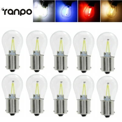 10PCS LED Turn Signal Reverse Light 2W 1156 BA15S Backup Lamp Bulbs DC 12V-28V - Image 1 of 4
