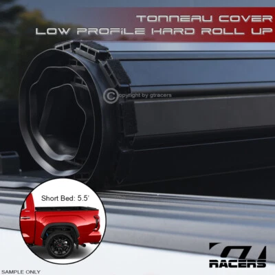 For 2022-2023 Tundra 5.5 Ft Short Bed Lo Pro Aluminum Hard Roll-Up Tonneau Cover - Image 1 of 4