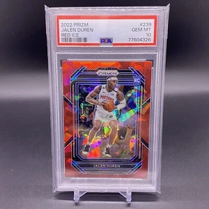 PSA 10 - Red Ice! 🚨2022-23 Panini Prizm Jalen Duren RC Pistons Rookie #239 - Bild 1 von 2
