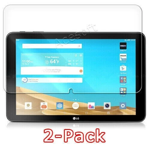 2pcs Explosion-Proof Tempered Glass Screen Protector for LG G Pad X 10.1" V930 - Image 1 of 1