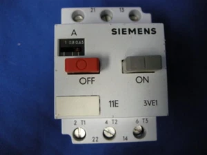 SIEMENS 3VE1010-2F MOTOR STARTER / CIRCUIT BREAKER - Picture 1 of 9