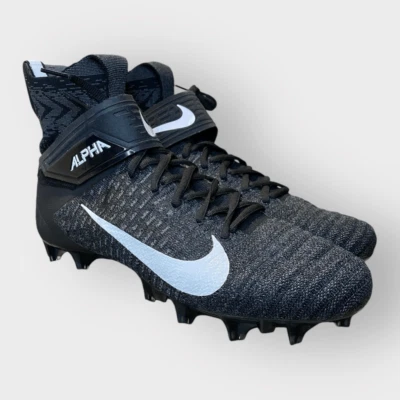 Nike Alpha Menace Elite 2 Flyknit Black Football Cleats Mens size 13 AO3374-001 - Image 1 of 4